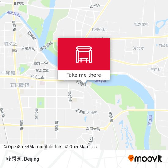毓秀园 map