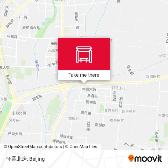 怀柔北房 map