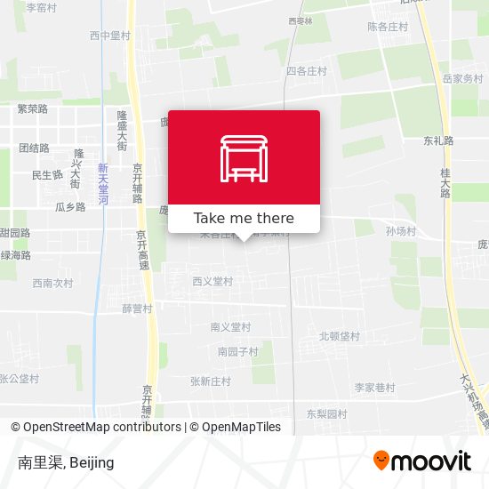 南里渠 map