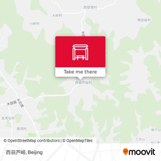 西葫芦峪 map