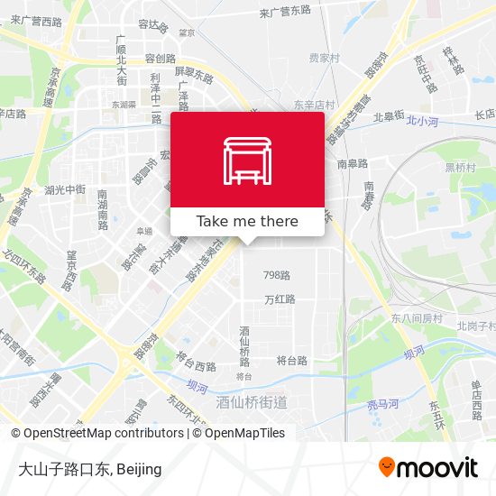 大山子路口东 map