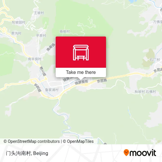 门头沟南村 map