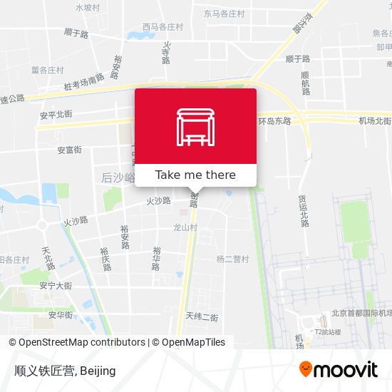 顺义铁匠营 map