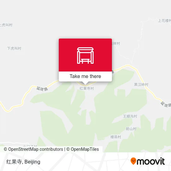 红果寺 map
