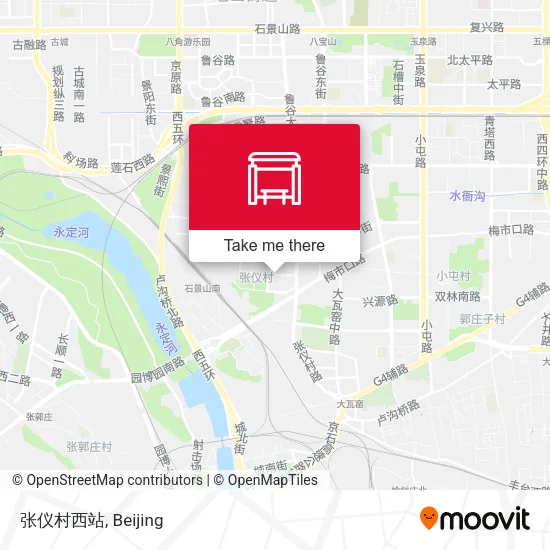 张仪村西站 map