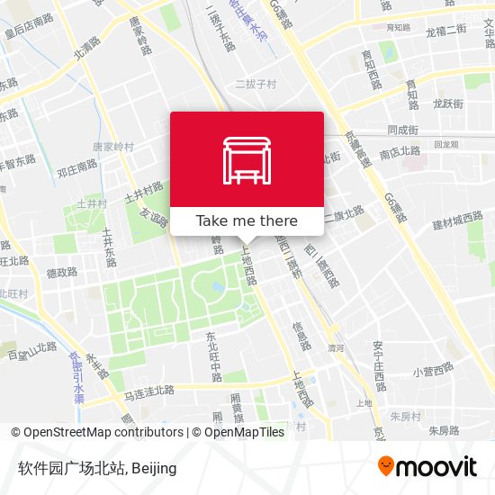 软件园广场北站 map