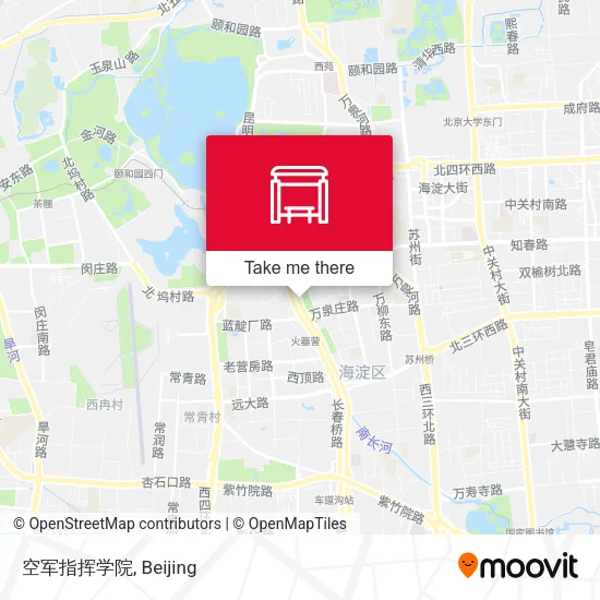 空军指挥学院 map