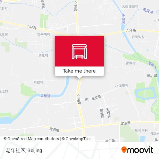 老年社区 map