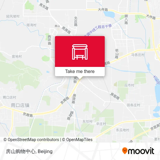 房山购物中心 map