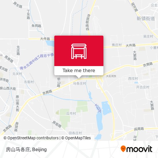 房山马各庄 map