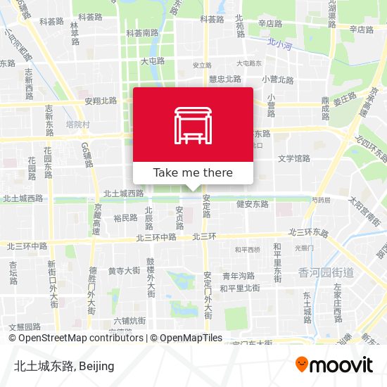 北土城东路 map