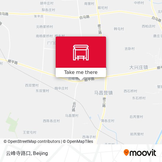 云峰寺路口 map