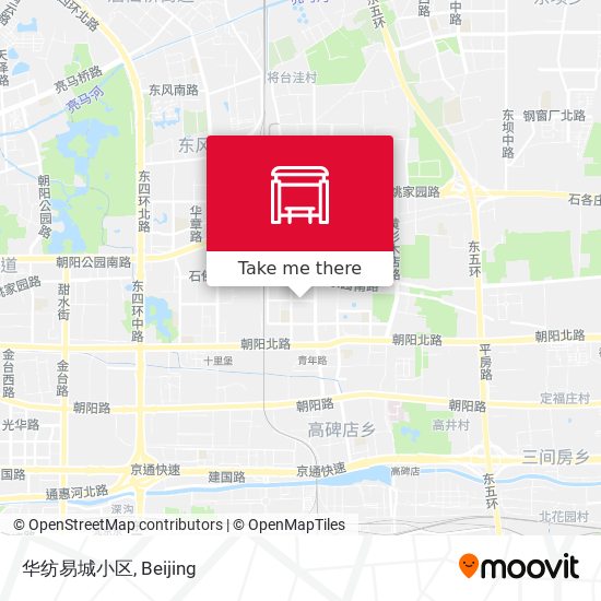 华纺易城小区 map