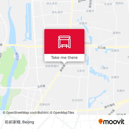 前郝家疃 map