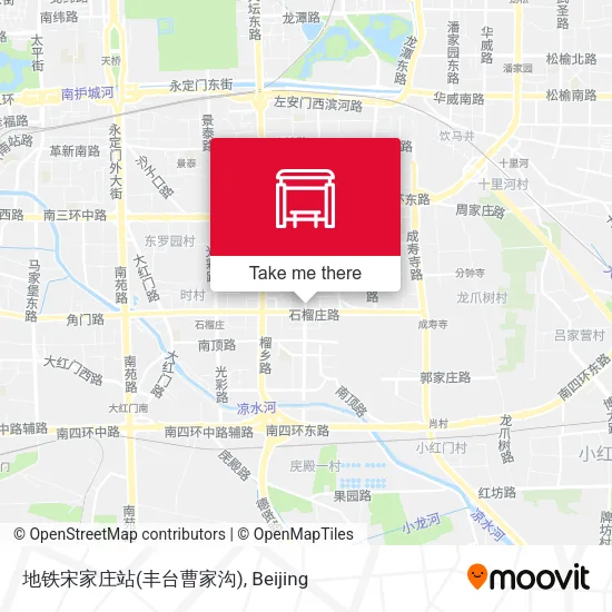 地铁宋家庄站(丰台曹家沟) map