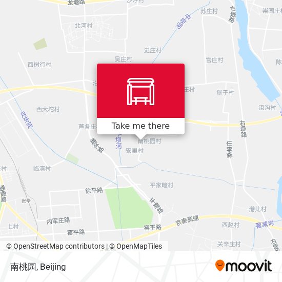 南桃园 map