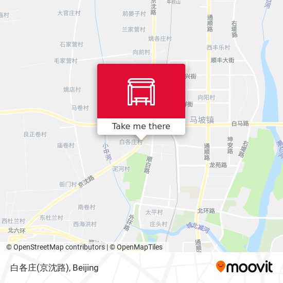 白各庄(京沈路) map