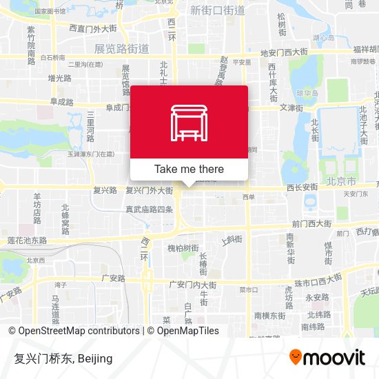 复兴门桥东 map