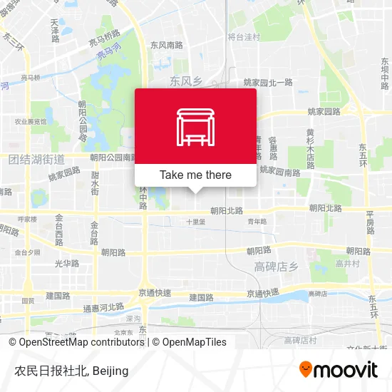 农民日报社北 map