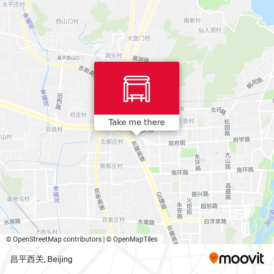 昌平西关 map