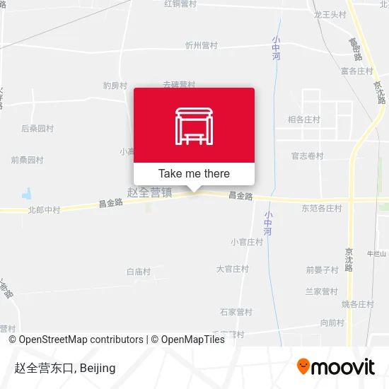 赵全营东口 map