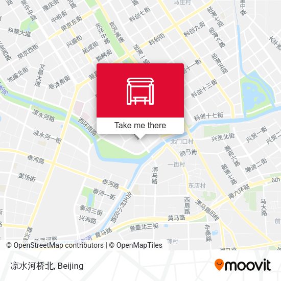 凉水河桥北 map