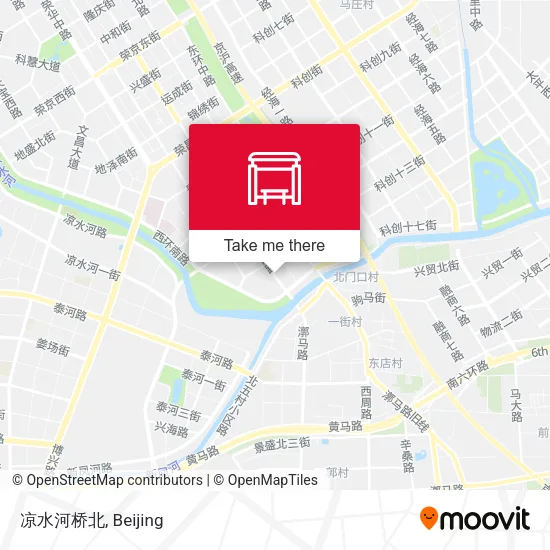 凉水河桥北 map
