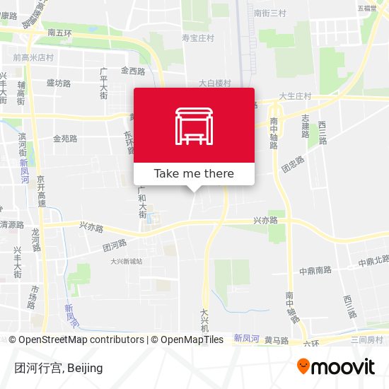 团河行宫 map