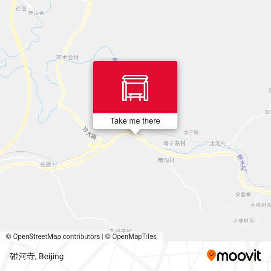 碰河寺 map