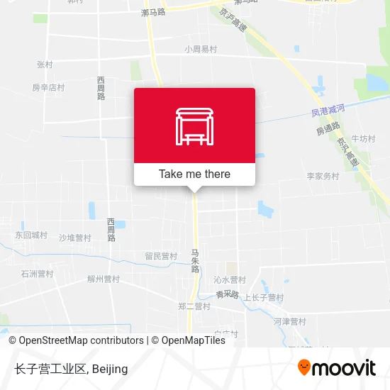 长子营工业区 map