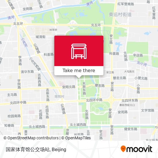 国家体育馆公交场站 map