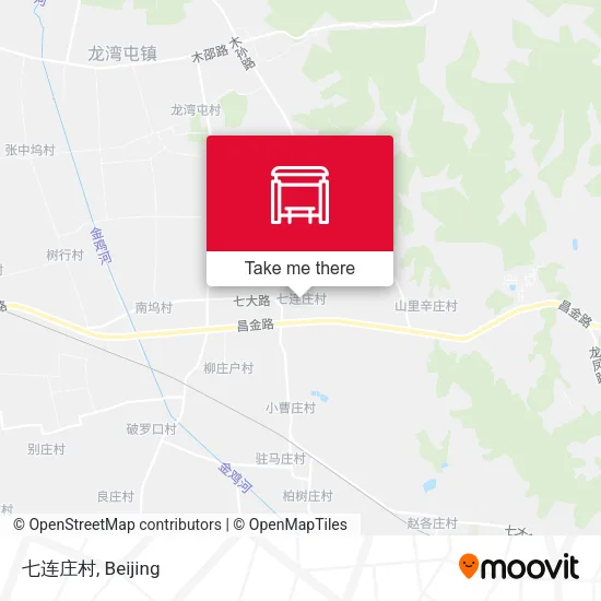 七连庄村 map