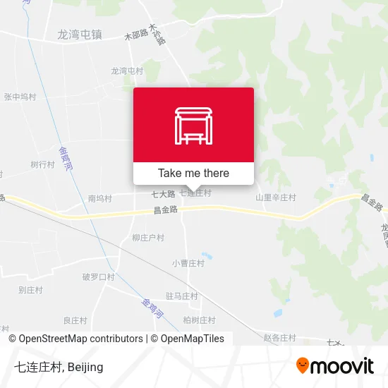 七连庄村 map