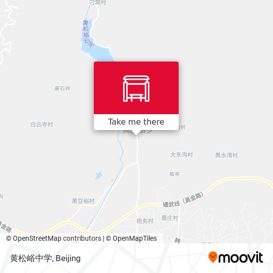 黄松峪中学 map