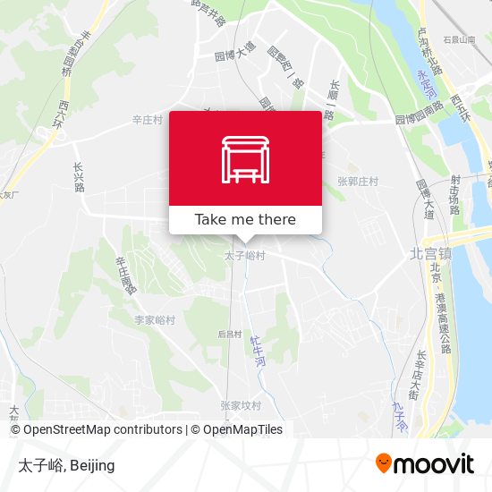 太子峪 map