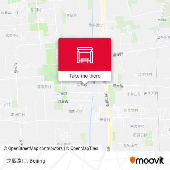 龙熙路口 map