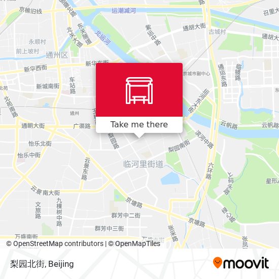 梨园北街 map