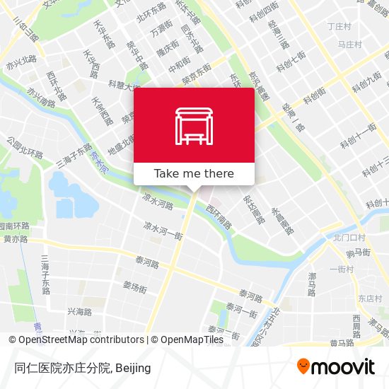 同仁医院亦庄分院 map