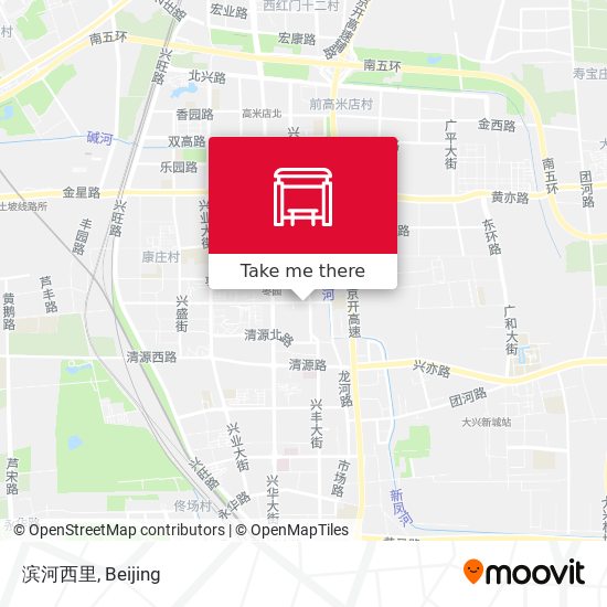 滨河西里 map