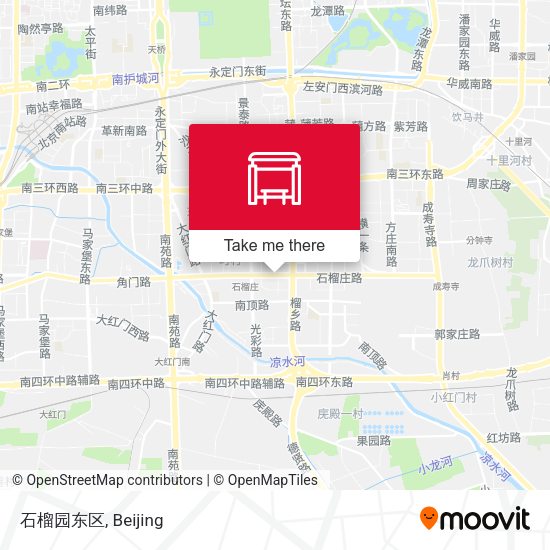 石榴园东区 map