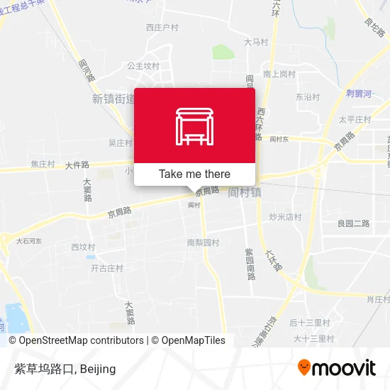 紫草坞路口 map