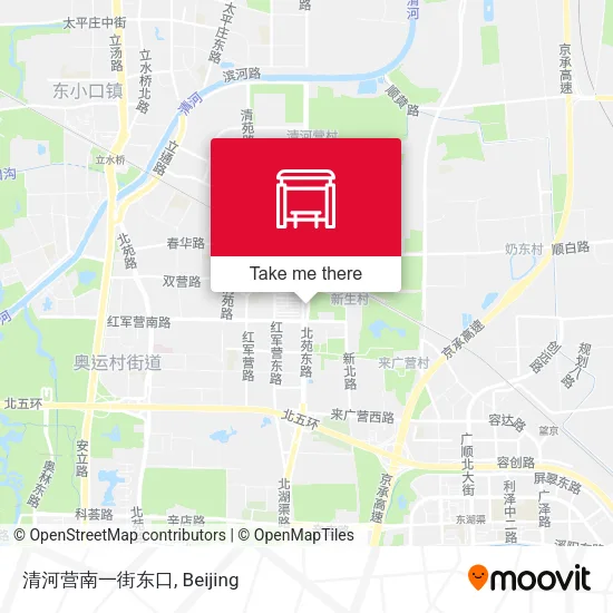 清河营南一街东口 map