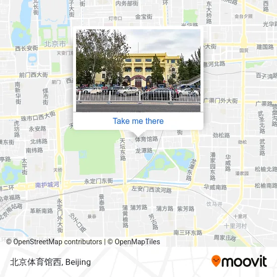 北京体育馆西 map