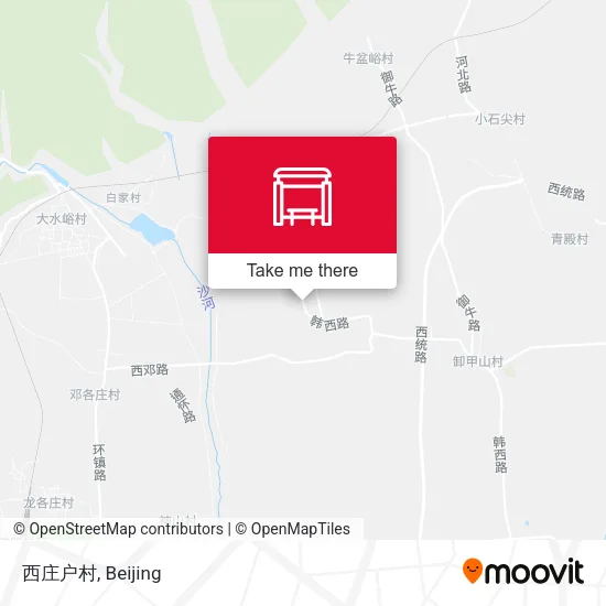 西庄户村 map