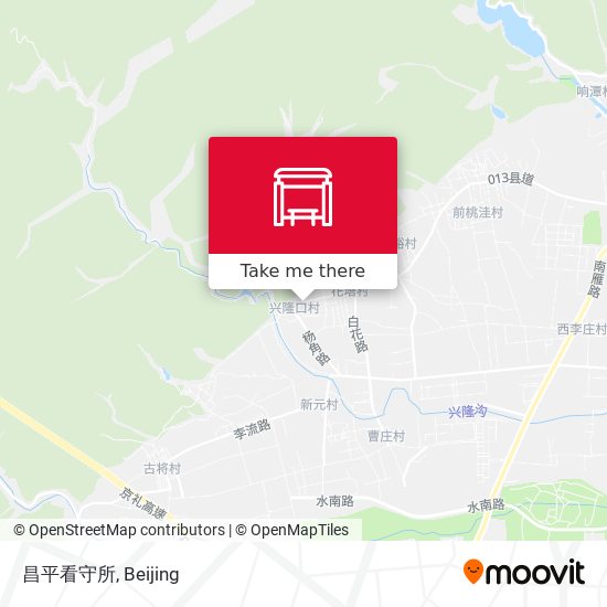 昌平看守所 map
