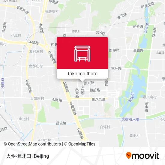 火炬街北口 map