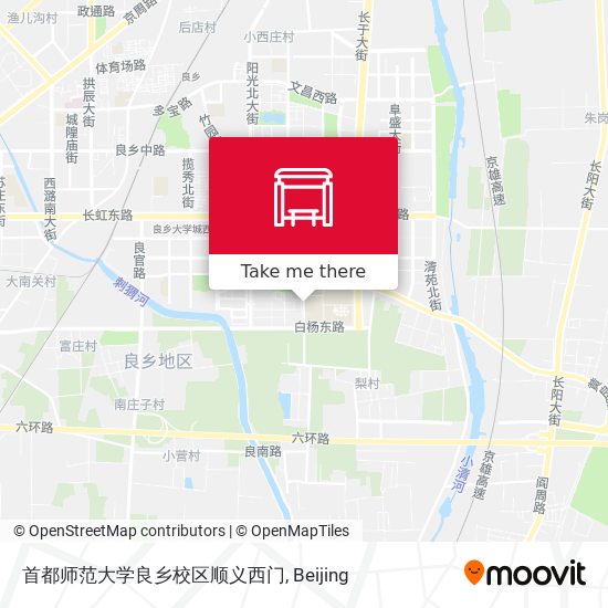 首都师范大学良乡校区顺义西门 map