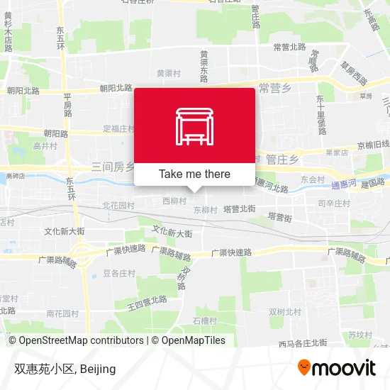 双惠苑小区 map