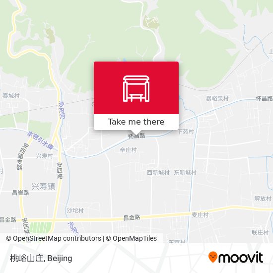 桃峪山庄 map
