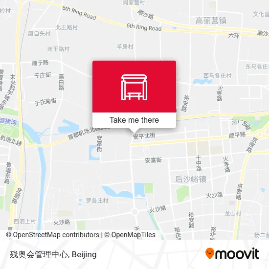 残奥会管理中心 map